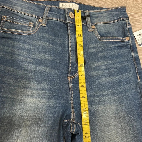NWT Sofia Jeans By Sofia Vergara Rosa Super HR Curvy Ankle Denim Ankle 2 - Picture 8 of 16